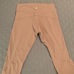 LuluLemon in movement crop vintage plum